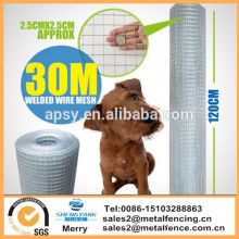 20/30M Wire Mesh Aviary Fence Chicken Rabbit Welded Garden Galvanised fencing